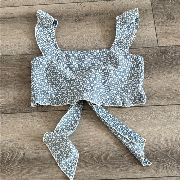 Kirious - tie back Crop Top - small - Picture 3 of 4